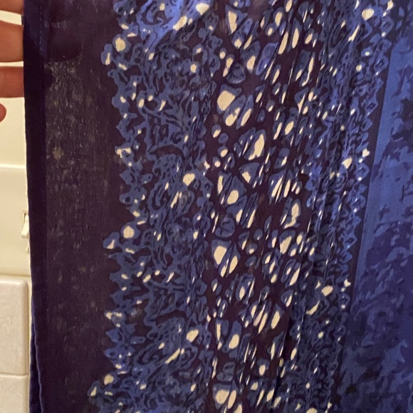 NWOT Saybury Caftan. Blue and white - Picture 6 of 7